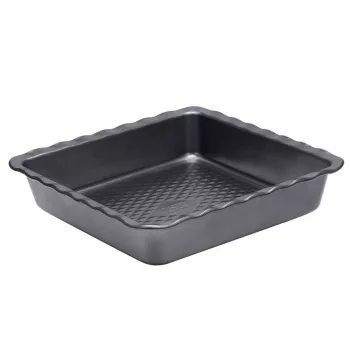Lasagna baking dish Resto Kitchenware 96115 Rectangular Carbon steel 255x255x50 mm
