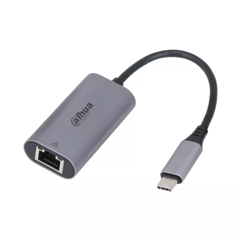 USB 3.0 Type-C to RJ45 Adapter DAHUA TC31 — 1000 Mbit/s, USB-powered, grey