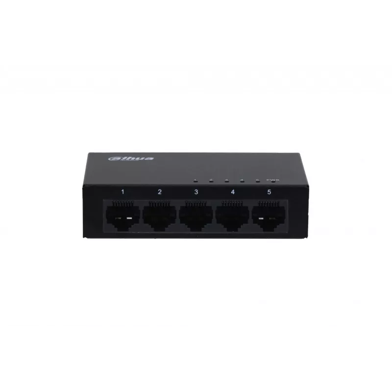 Dahua Technology Access 5-Port Unmanaged Gigabit Switch, Unmanaged, L2, Gigabit Ethernet (10/100/1000)