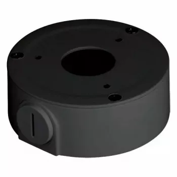 Junction Box DAHUA PFA134-Black, weatherproof IP66 mounting accessory for surveillance cameras