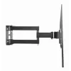 TV wall mount Gembird WM-55ST-03 for 32–55 inch screens, VESA up to 400x400, tilt -18°/5°, swivel ±90°, max load 35 kg, black