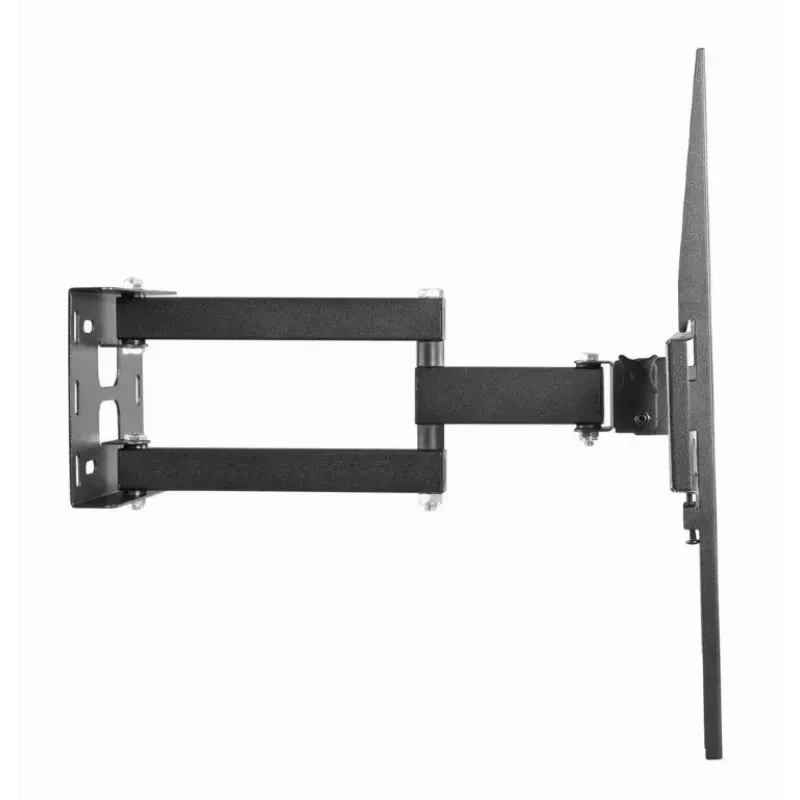 TV wall mount Gembird WM-55ST-03 for 32–55 inch screens, VESA up to 400x400, tilt -18°/5°, swivel ±90°, max load 35 kg, black