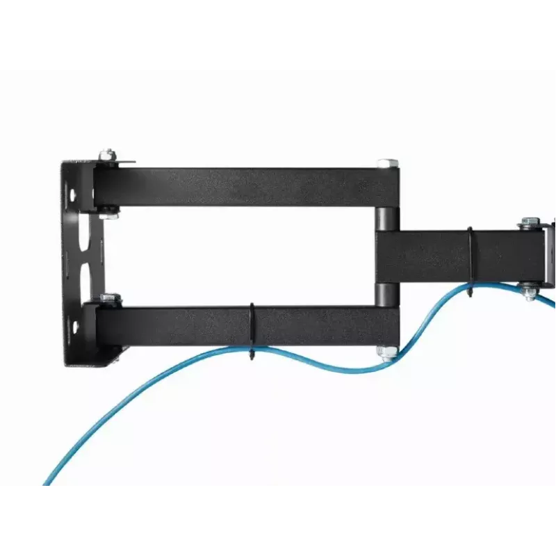 TV wall mount Gembird WM-55ST-03 for 32–55 inch screens, VESA up to 400x400, tilt -18°/5°, swivel ±90°, max load 35 kg, black