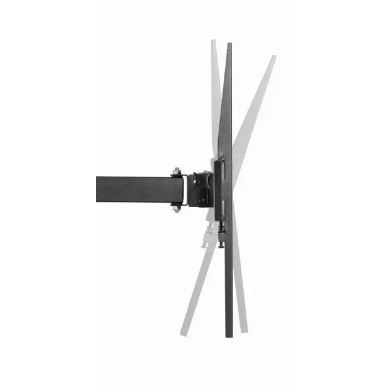 TV wall mount Gembird WM-55ST-03 for 32–55 inch screens, VESA up to 400x400, tilt -18°/5°, swivel ±90°, max load 35 kg, black