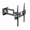TV wall mount Gembird WM-55ST-03 for 32–55 inch screens, VESA up to 400x400, tilt -18°/5°, swivel ±90°, max load 35 kg, black