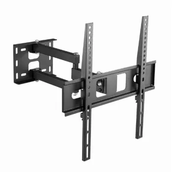 TV wall mount Gembird WM-55ST-03 for 32–55 inch screens, VESA up to 400x400, tilt -18°/5°, swivel ±90°, max load 35 kg, black
