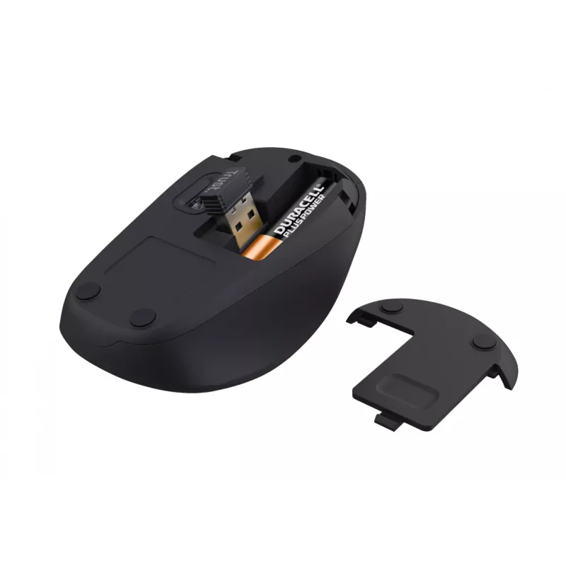 Trust Yvi+ mouse Office Right-hand RF Wireless Optical 1600 DPI