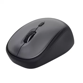Trust Yvi+ Silent Wireless Mouse, Right-hand, Optical, RF Wireless, 1600 DPI, Black