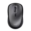 Trust Yvi+ Silent Wireless Mouse, Right-hand, Optical, RF Wireless, 1600 DPI, Black