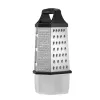 Box grater Resto Kitchenware 95413 Black Stainless steel