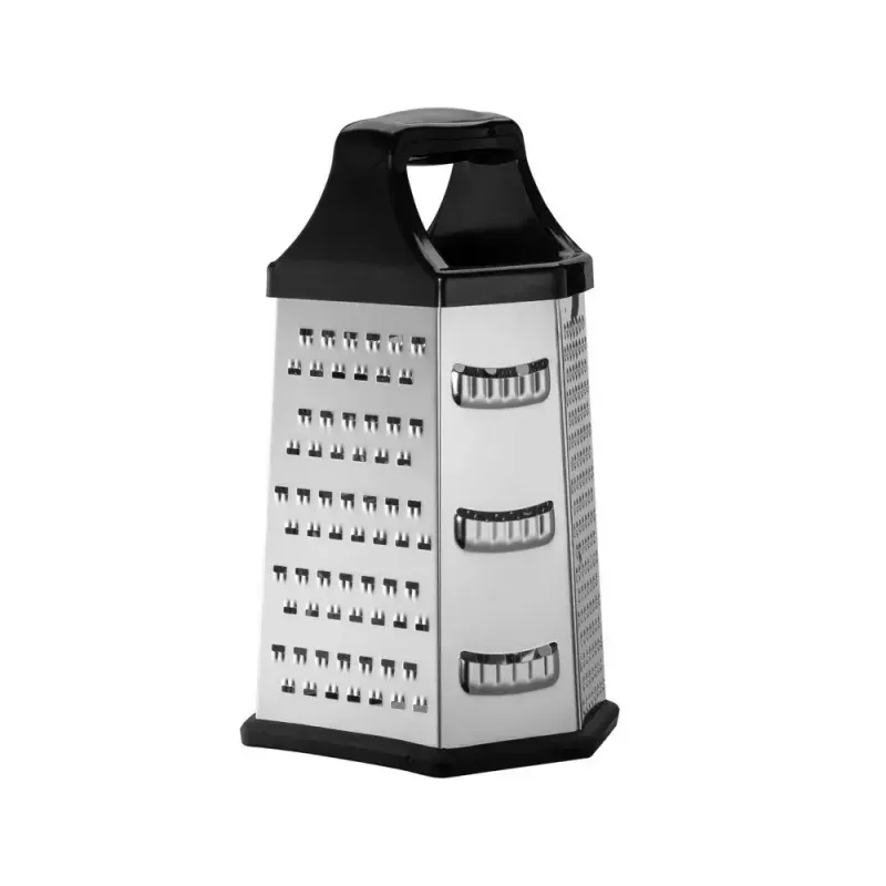 Box grater Resto Kitchenware 95413 Black Stainless steel