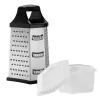 Box grater Resto Kitchenware 95413 Black Stainless steel