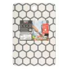 Cutting Board Resto Kitchenware 95403 Rectangular Plastic Grey White