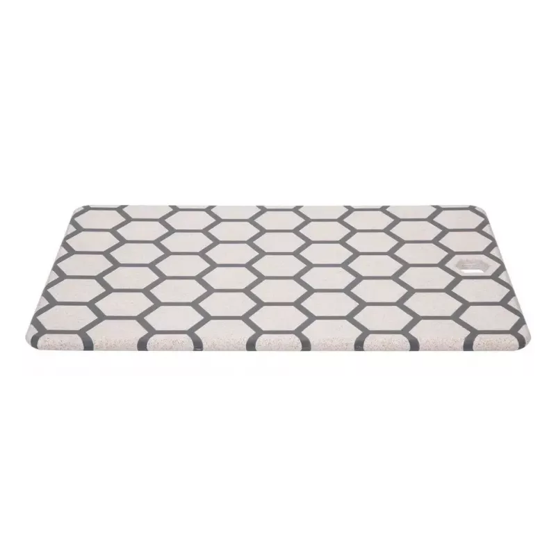 Cutting Board Resto Kitchenware 95403 Rectangular Plastic Grey White