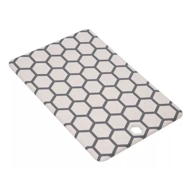 Cutting Board Resto Kitchenware 95403 Rectangular Plastic Grey White
