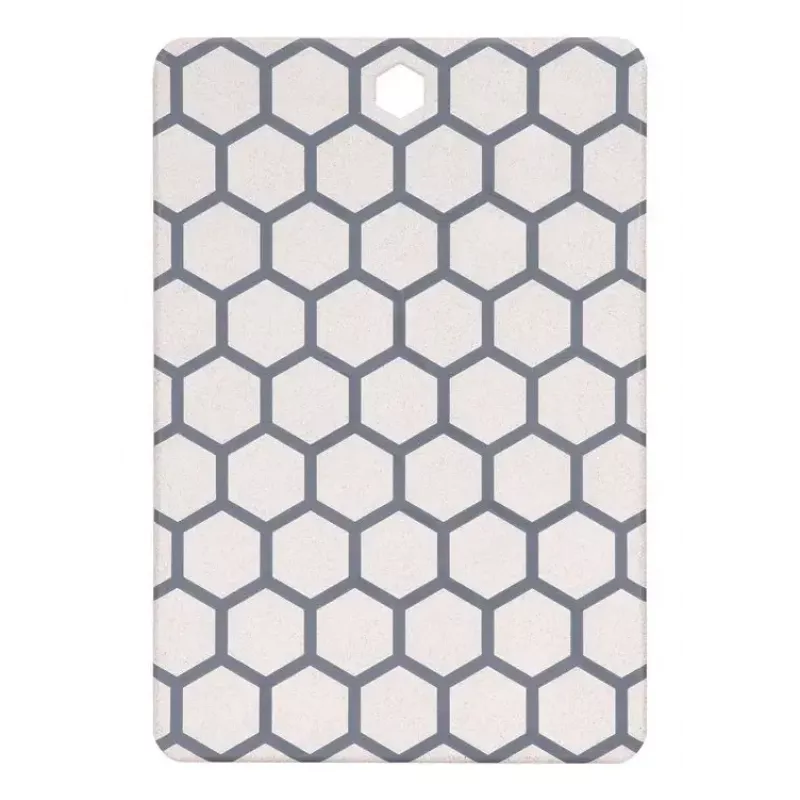 Cutting Board Resto Kitchenware 95403 Rectangular Plastic Grey White