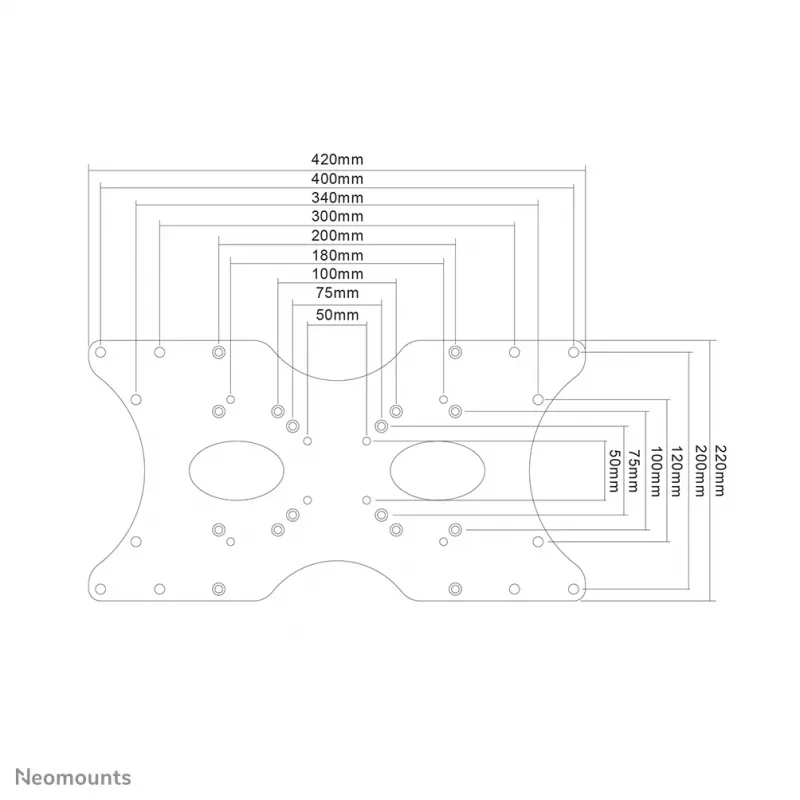 Neomounts FPMA-VESA400 VESA-adapter 22-52 inch