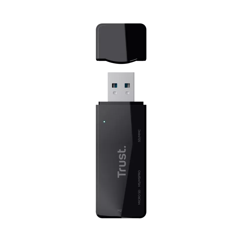 Trust NANGA card reader USB 3.2 Gen 1 (3.1 Gen 1) Type-A Black