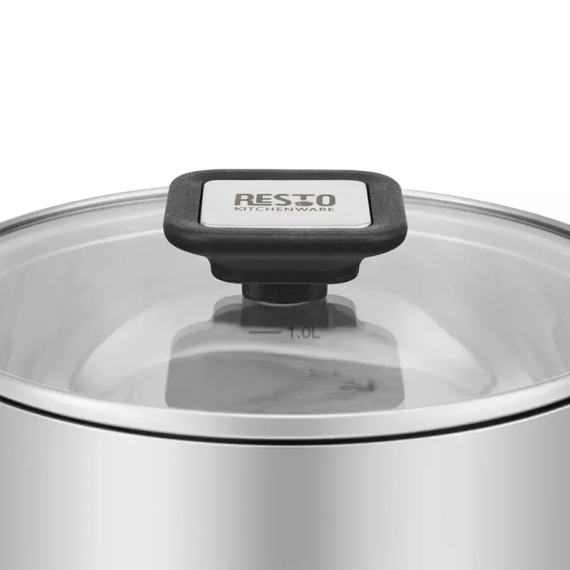 Kitchenware Resto Anser 1.6 L Round Black Stainless Steel