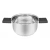 Kitchenware Resto Anser 1.6 L Round Black Stainless Steel