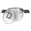 Kitchenware Resto Anser 1.6 L Round Black Stainless Steel