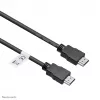 Neomounts HDMI15MM HDMI cable - 5 metres, 5 m, HDMI Type A (Standard), HDMI Type A (Standard), 10.2 Gbit/s, Black