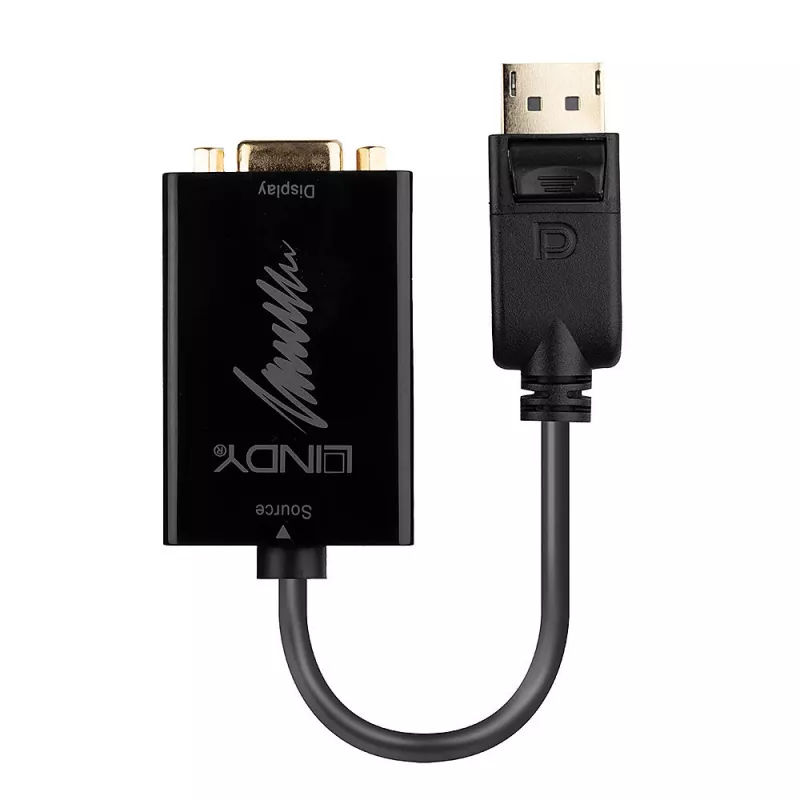 Active Converter Cable Lindy DisplayPort 1.2 to VGA