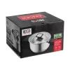 Resto Kitchenware Anser 2.5 L Round Black Stainless Steel