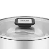 Resto Kitchenware Anser 2.5 L Round Black Stainless Steel