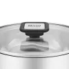 Resto Kitchenware Anser 2.5 L Round Black Stainless Steel