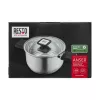 Resto Kitchenware Anser 2.5 L Round Black Stainless Steel