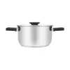 Resto Kitchenware Anser 2.5 L Round Black Stainless Steel