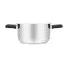 Resto Kitchenware Anser 2.5 L Round Black Stainless Steel