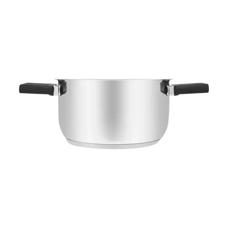 Resto Kitchenware Anser 2.5 L Round Black Stainless Steel