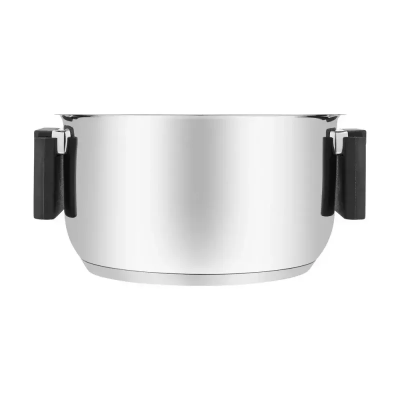 Resto Kitchenware Anser 2.5 L Round Black Stainless Steel
