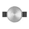 Resto Kitchenware Anser 2.5 L Round Black Stainless Steel