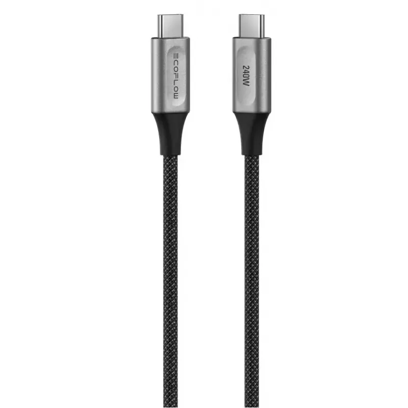 USB-C to USB-C cable EcoFlow EFA-240W-C-C-CABLE-EU, 240W, nylon braid