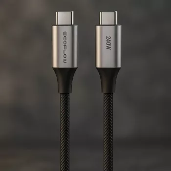 USB-C to USB-C cable EcoFlow EFA-240W-C-C-CABLE-EU, 240W, nylon braid