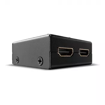 Lindy 2 Port HDMI 18G Bi-Directional Switch, HDMI, Metal, Black, 60 Hz, 18 Gbit/s, 3840 x 2160 pixels