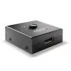 Lindy 2 Port HDMI 18G Bi-Directional Switch, HDMI, Metal, Black, 60 Hz, 18 Gbit/s, 3840 x 2160 pixels