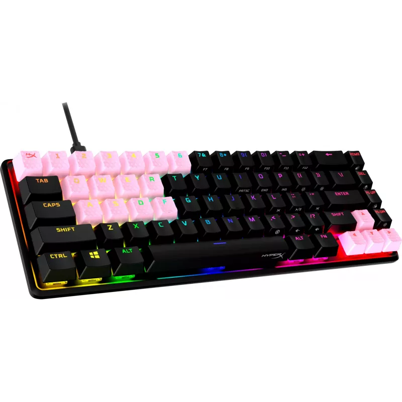 Keyboard cap HyperX Rubber Keycaps Gaming Accessory Kit Pink US layout for HyperX and Cherry MX-style switches