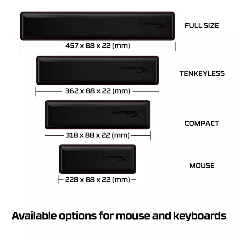 HyperX Wrist Rest - Keyboard - Tenkeyless