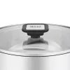 Resto Kitchenware Anser 3.2 L Round Black Stainless Steel