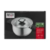 Resto Kitchenware Anser 3.2 L Round Black Stainless Steel