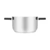 Resto Kitchenware Anser 3.2 L Round Black Stainless Steel