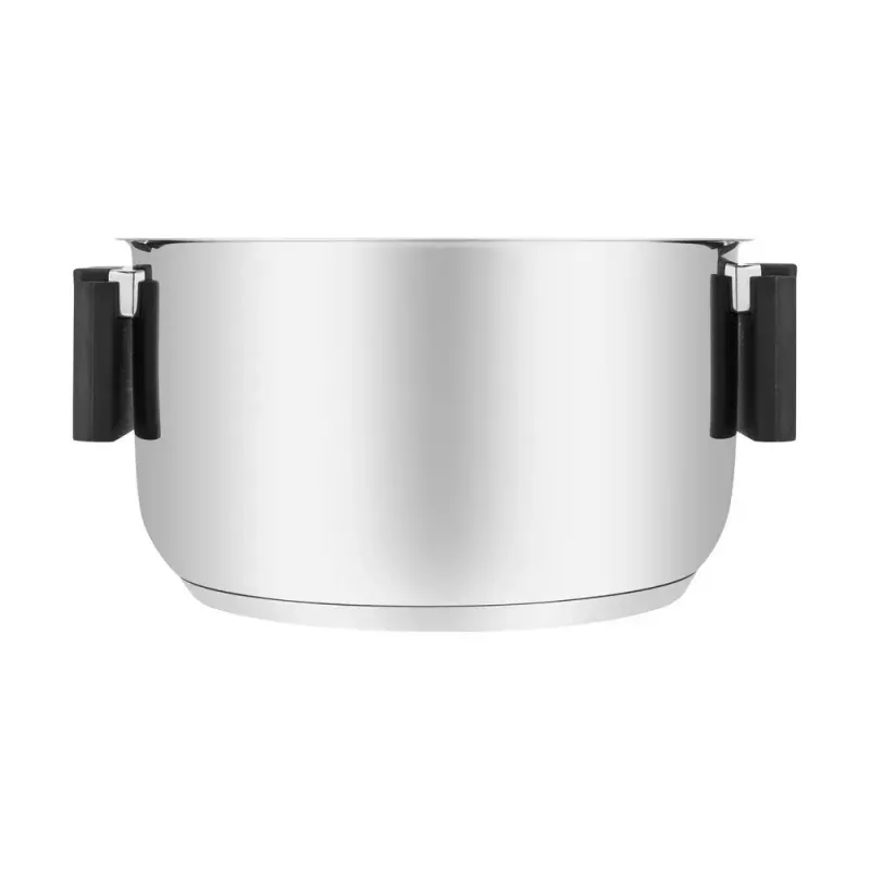 Resto Kitchenware Anser 3.2 L Round Black Stainless Steel