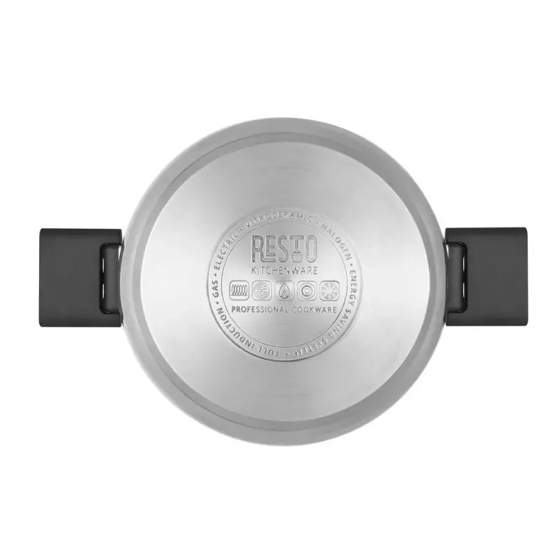 Resto Kitchenware Anser 3.2 L Round Black Stainless Steel