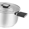 Resto Kitchenware Anser 3.2 L Round Black Stainless Steel