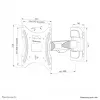Neomounts WL40-540BL12 TV mount wall 32-55 inch - full motion - easy install