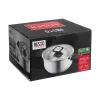 Resto Kitchenware Anser 4.4 L Round Black Stainless Steel